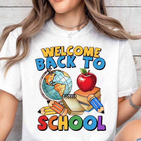 Welcome Back To School, Teacher, Retro 1st Day Of School - Picture 1 of 3